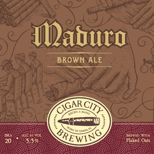 CIGAR CITY MADURO BROWN ALE KEG MIAMI BEER KEGS STORE