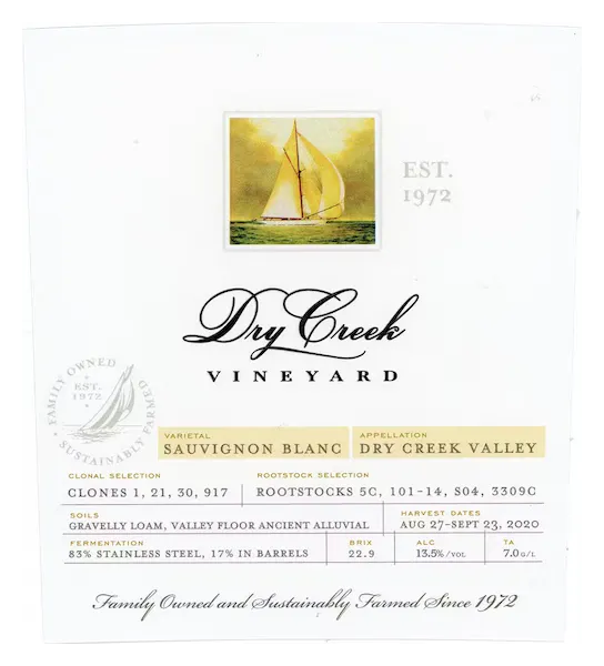 DRY CREEK SAUVIGNON BLANC MIAMI BEER KEGS STORE