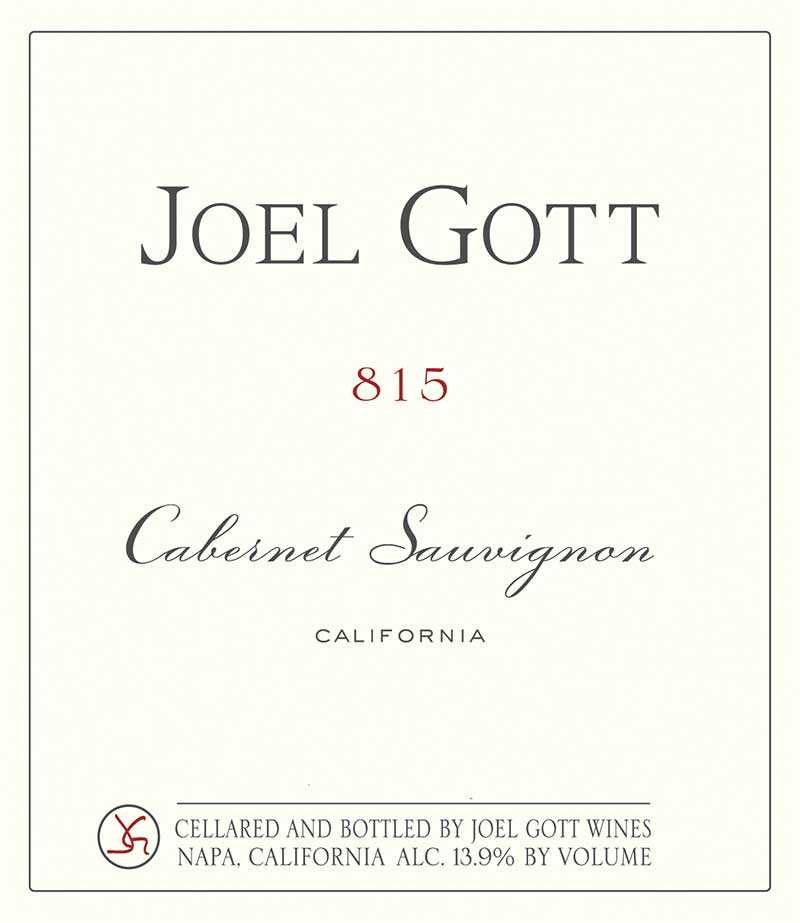 JOEL GOTT CABERNET SAUVIGNON 815