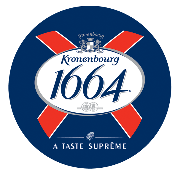 Pin's Kronenbourg 1664 - Lettres Découpées, Thème Bière, Occasion