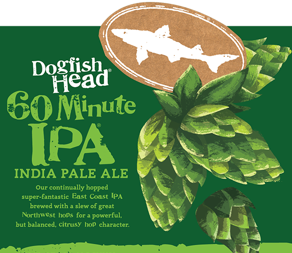DOGFISH HEAD 60 MINUTE IPA