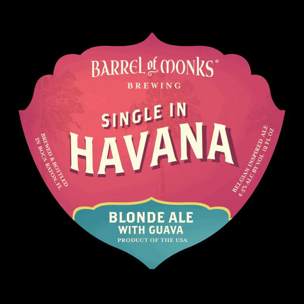 BARREL OF MONKS SINGLE IN HAVANA MIAMI BEER KEGS STORE