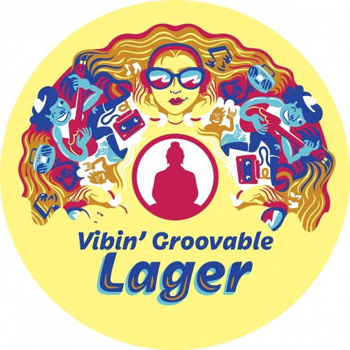 FUNKY BUDDHA VIBIN' GROOVABLE LAGER MIAMI BEER KEGS STORE