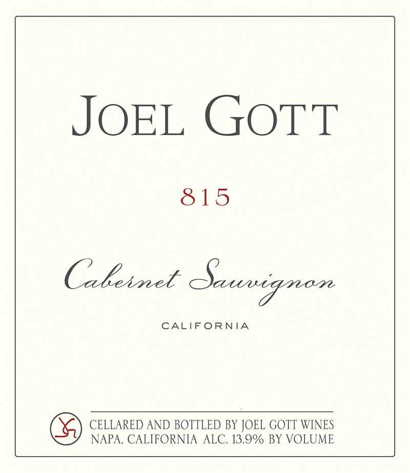 JOEL GOTT CABERNET SAUVIGNON 815 MIAMI BEER KEGS STORE