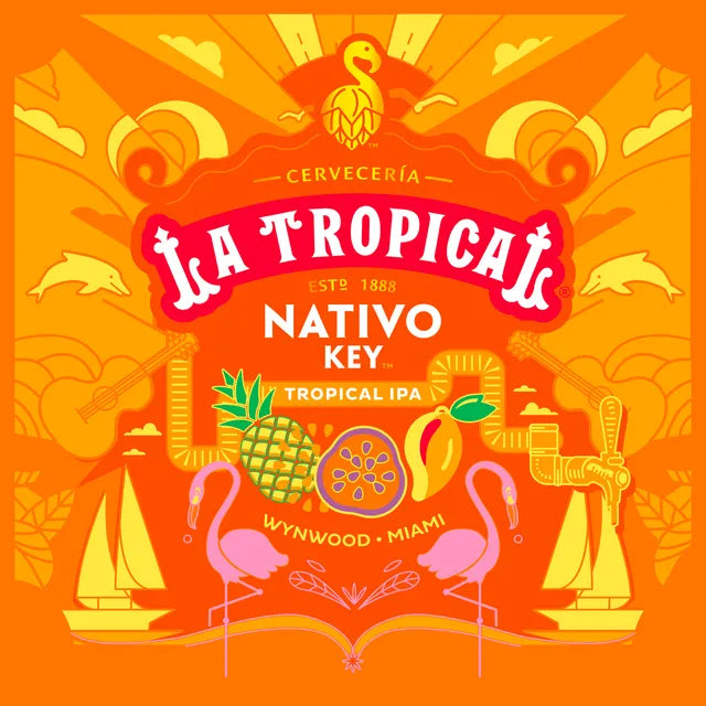 LA TROPICAL NATIVO KEY MIAMI BEER KEGS STORE